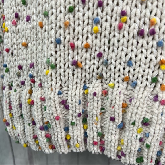 Seven 7 Large Confetti Sweater Long Sleeve - Picture 3 of 12